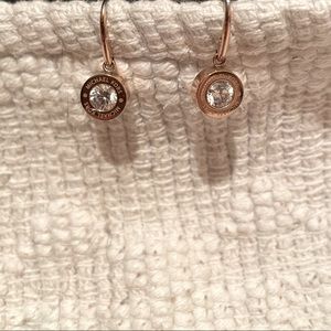 Michael Kors rose gold earrings